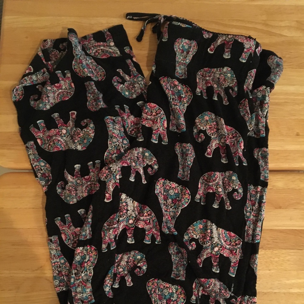 Elephant print pj/lounge pants